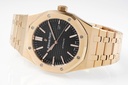 Royal Oak 15400, 41mm, Black Textured Dial on Rose Gold Bracelet