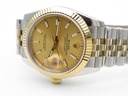 DateJust 126233, 36mm, Gold Plated, Gold Dial, Stick Markers on Jubilee Bracelet