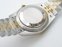 DateJust 126233, 36mm, Gold Plated, White Dial, Roman Markers on Jubilee Bracelet