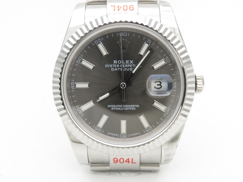 DateJust 126334, 41mm, Grey Dial on Oyster Bracelet