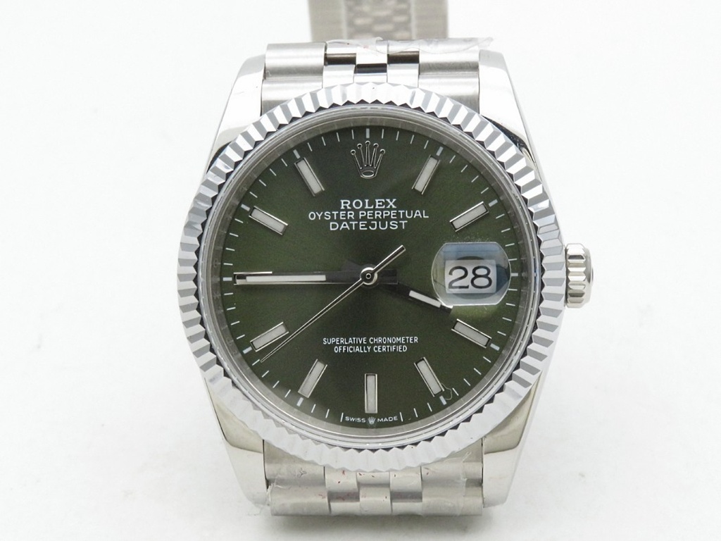 DateJust 126334, 41mm, Green Dial on Oyster Bracelet