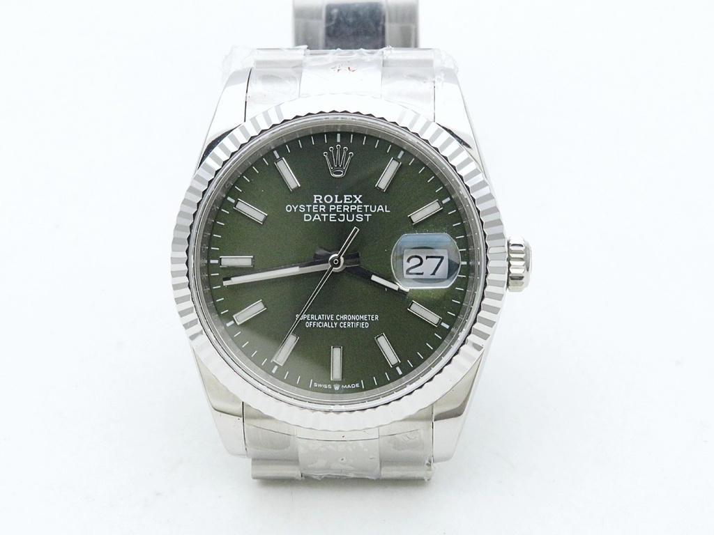 DateJust 126334, 41mm, Green Dial on Oyster Bracelet