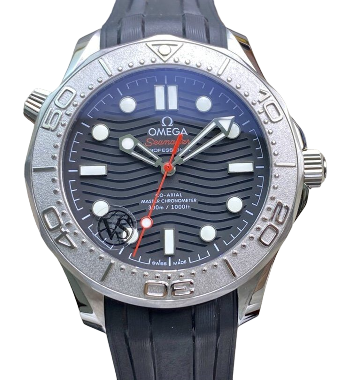 Seamaster Diver 300M Nekton VSF 1:1 Best Edition Black Dial on Black Rubber Strap A8806