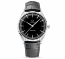 Seamaster Edizione Venezia Special SS 1:1 Best Edition Black Dial on Black Leather Strap A8800