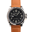 PAM111 N V6F 1:1 Best Edition Black Dial on Brown Leather Strap A6497