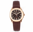 Aquanaut 5167R RG ZF 1:1 Best Edition Brown Dial on Brown Rubber Strap 324CS