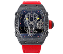 RM27-03 NTPT Real Tourbillon BBR Skeleton Dial on Red Nylon Strap