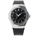 Classic Fusion Orlinski SS APSF Black Faceted Dial on Black Rubber Strap A2892