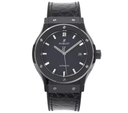 Classic Fusion 42mm Real Ceramic Black Dial on Gray Gummy Strap SW300