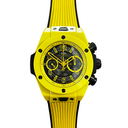 Big Bang Unico Yellow Magic Ceramic ZF Skeleton Dial on Yellow Rubber Strap A1280