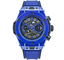 Big Bang Unico Blue Magic Ceramic ZF Skeleton Dial on Blue Rubber Strap A1280