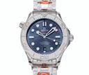 Seamaster 300m Winter 2022, OR, Blue Dial on SS Bracelet A8800