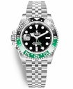 GMT Master II, 126720, Green/Black "Sprite", 904L Stainless Steel, Jubilee Bracelet