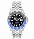 GMT Master II 126710, BLNR, Black/Blue "Batman", 904L Stainless Steel, Jubilee Bracelet