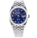 DateJust 126234, 36mm, Blue Dial, Diamond Markers on Jubilee Bracelet