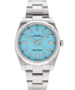 Oyster Perpetual 124300, 41mm, Tiffany Blue Dial, Oyster Bracelet