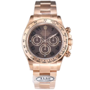 Daytona 116505, RG, Clean Factory,  Brown Dial Numeral Marker on RG Oyster Bracelet, A4130