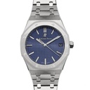 Ladies Royal Oak, 33mm, 8F, Blue Dial on SS Bracelet