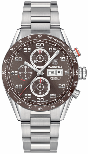 Carrera Calibre 16 Chrono V6F Brown