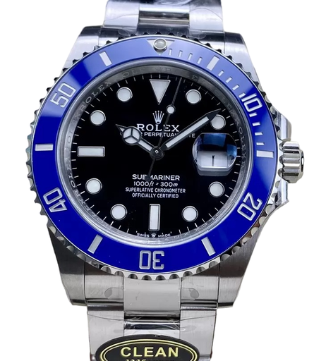 Submariner, Blue Ceramic 904L SS, Clean Factory, S3235