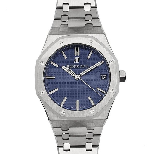 Ladies Royal Oak, 33mm, 8F, Blue Dial on SS Bracelet