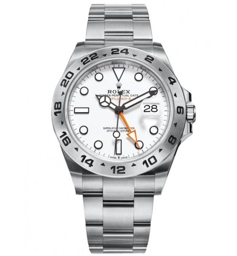 Explorer II, 216570, White Dial, Oyster Bracelet