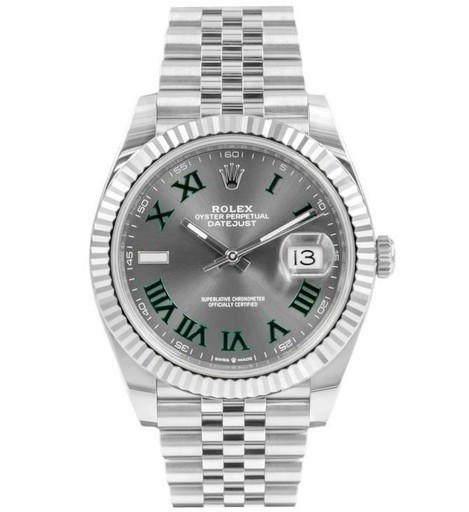 DateJust 126334, 41mm, Wimbledon Dial on Jubilee Bracelet